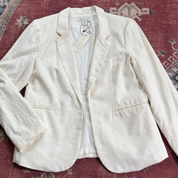 RACHEL ZOE Linen Blend Blazer NWT Size XL - Picture 5 of 13